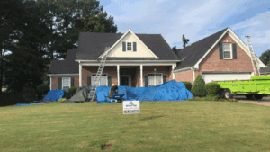 A fantastic grey roof restoration in order