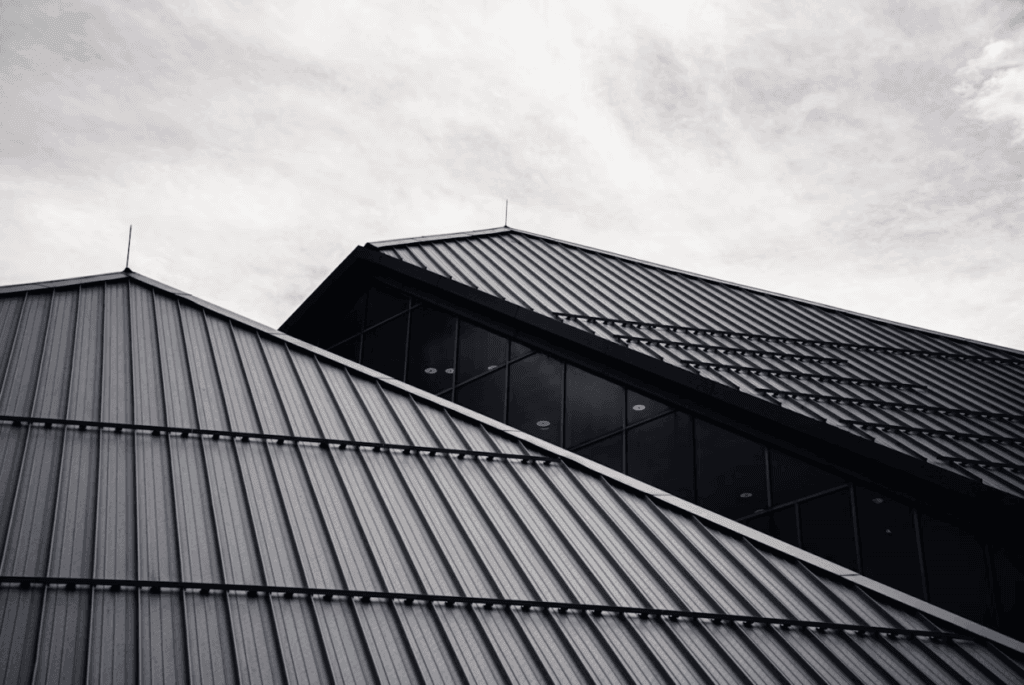 A commercial roof 