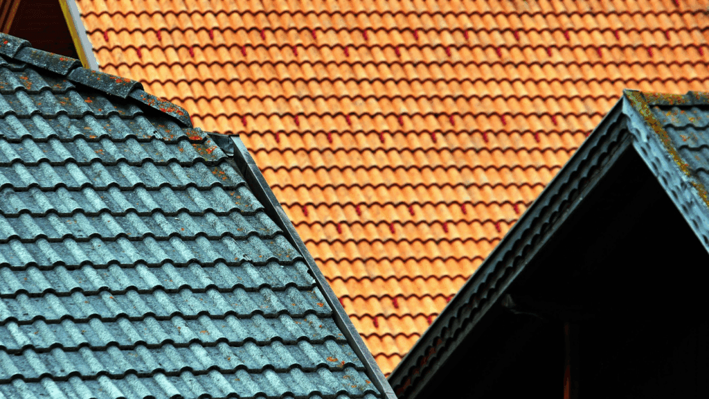 Close-up of a newly installed shingle roof showcasing durable asphalt roofing on a commercial building.