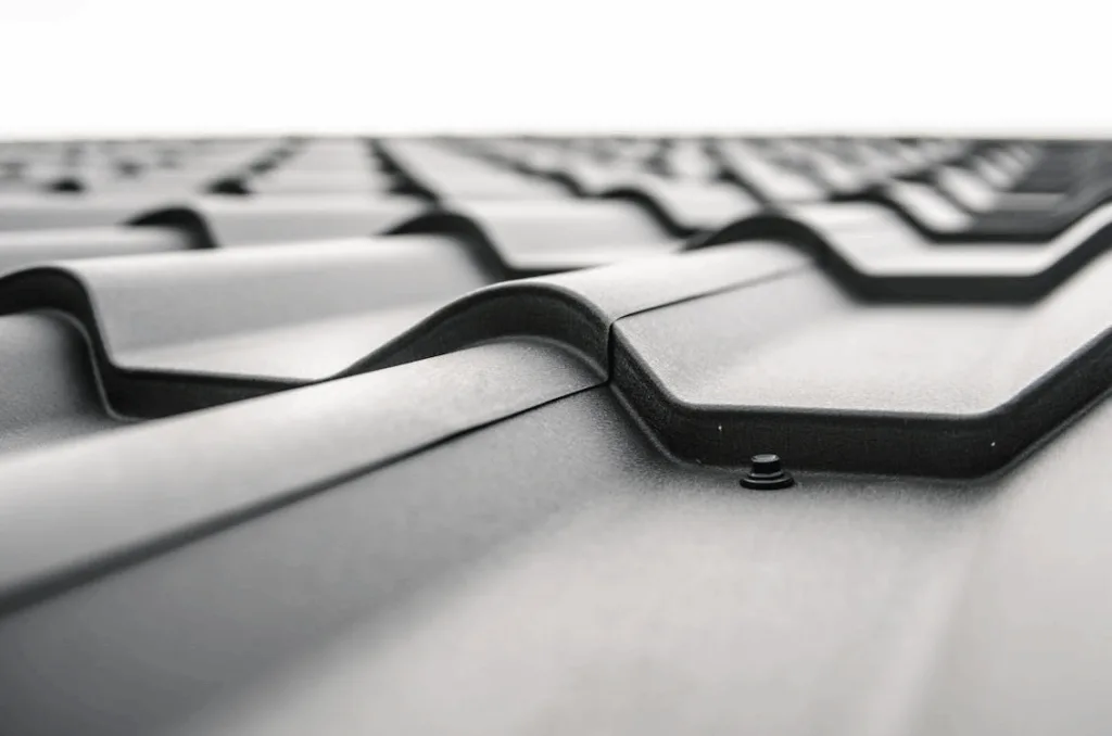 This image shows grey roof tops.